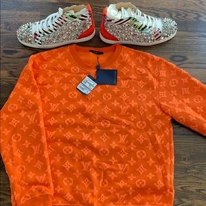 louis vuitton jacquard sweater